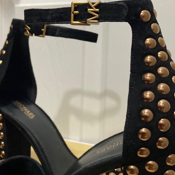 Michael Kors Leela Studded Suede Sandal - Picture 8 of 16